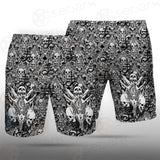 Satan Skull 666 SED-0366 Hawaiian Shirt & Beach Short