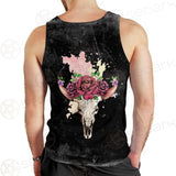 Satan Head Flowers SED-0374 Men Tank-tops