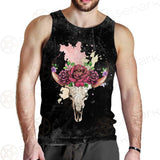 Satan Head Flowers SED-0374 Men Tank-tops