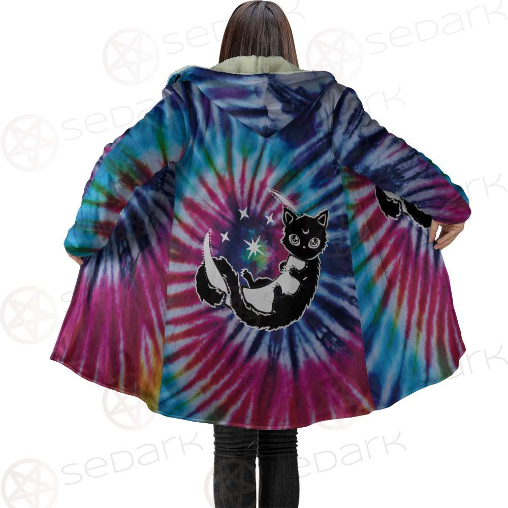 Gothic Cat Background Spill Color SED-0377 Cloak