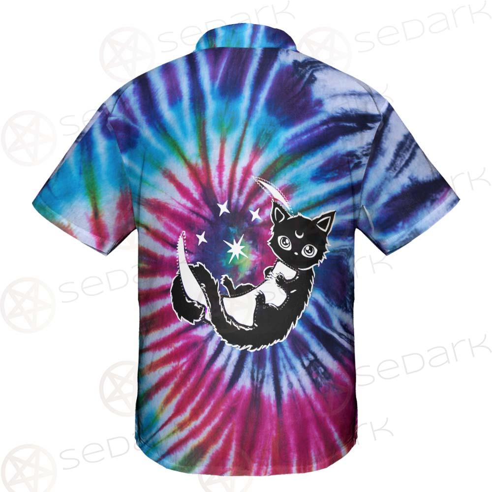 Gothic Cat Background Spill Color SED-0377 Shirt Allover