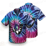 Gothic Cat Background Spill Color SED-0377 Shirt Allover