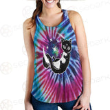 Gothic Cat Background Spill Color SED-0377 Women Tank Top