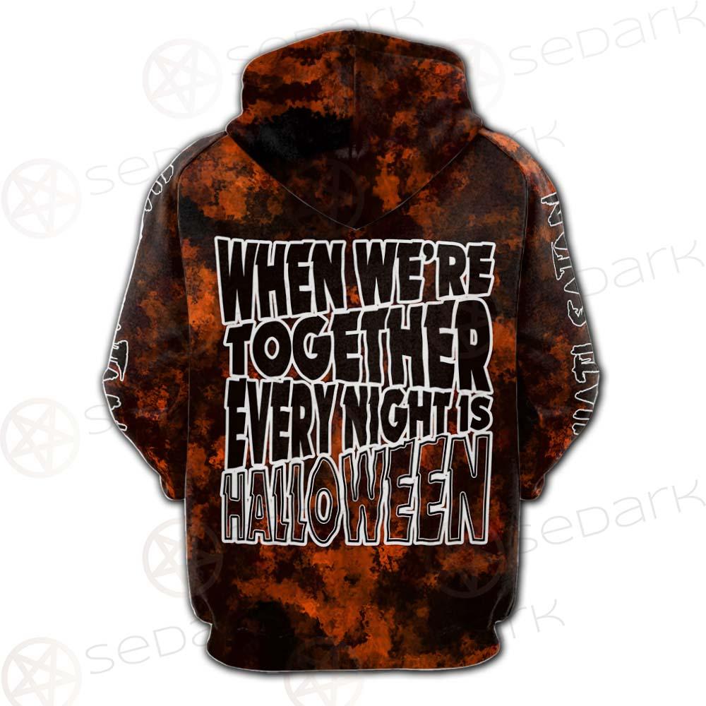 Hail Satan Halloween SED-0401 Hoodie & Zip Hoodie Raglan