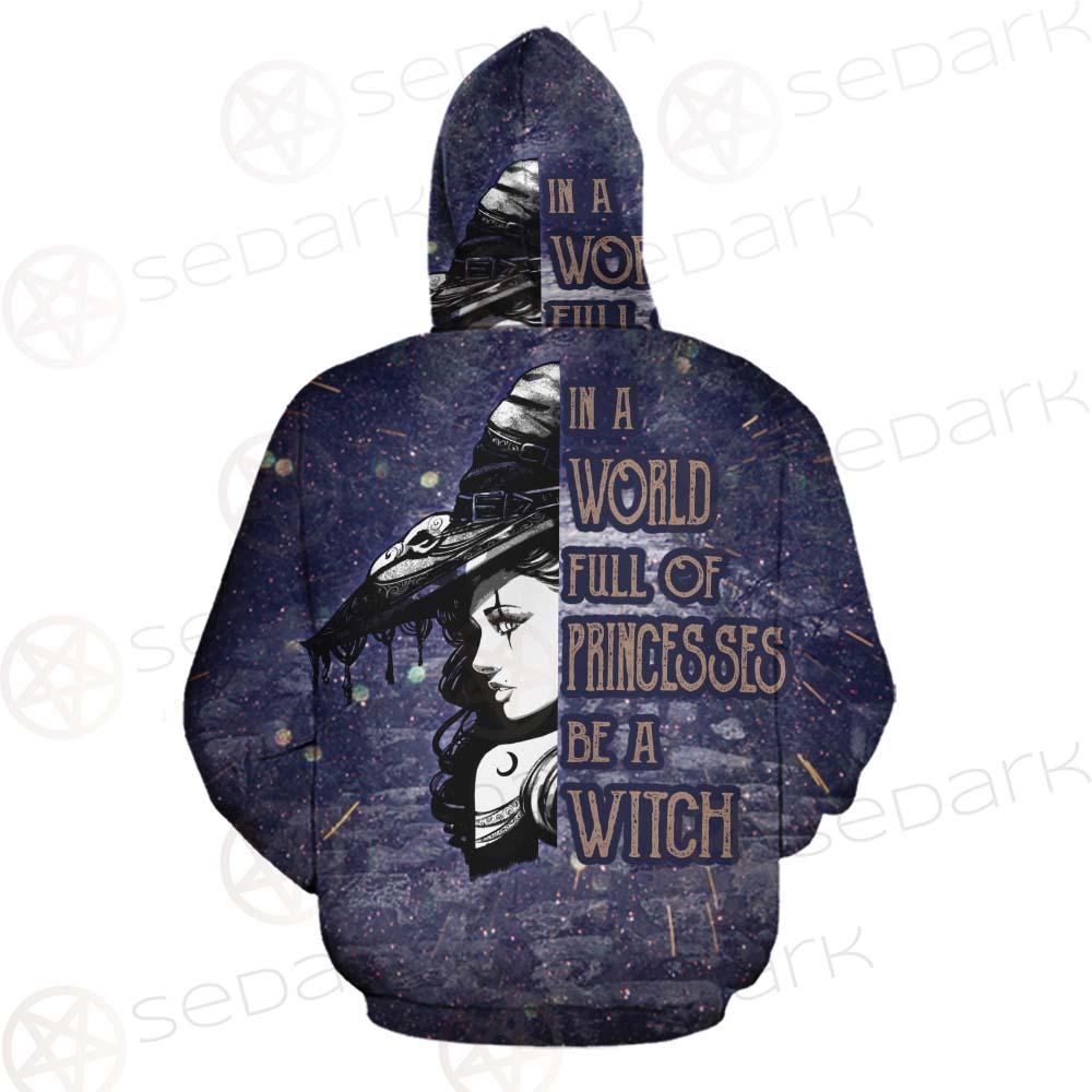 Gothic Purple Be A Witch SED-0404 Hoodie & Zip Hoodie