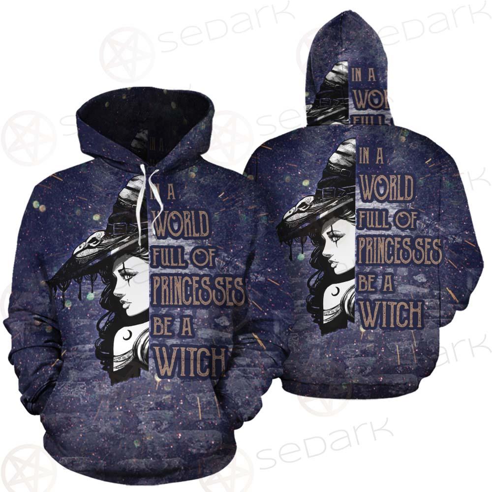 Gothic Purple Be A Witch SED-0404 Hoodie & Zip Hoodie