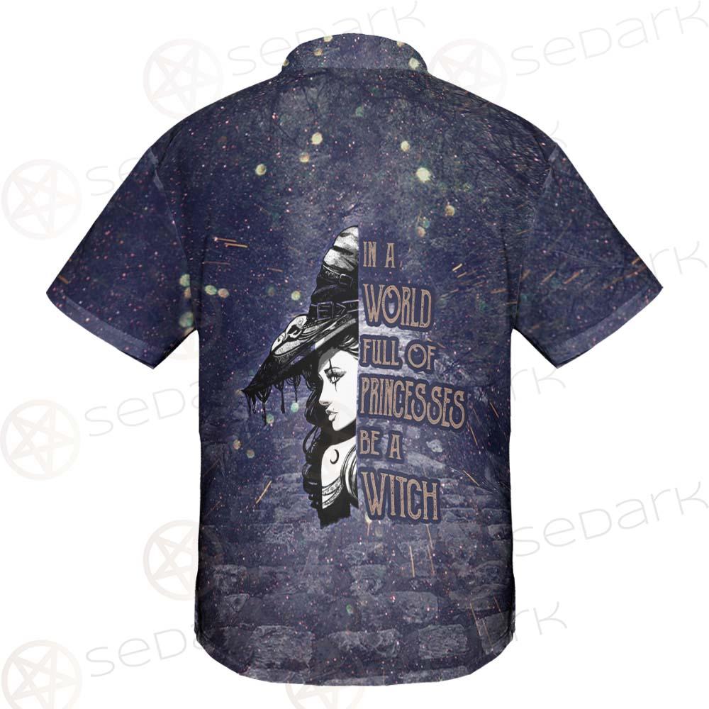 Gothic Purple Be A Witch SED-0404 Shirt Allover