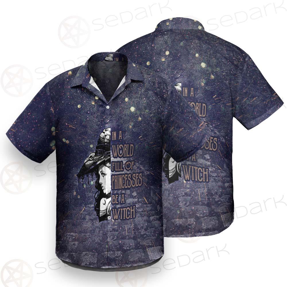 Gothic Purple Be A Witch SED-0404 Shirt Allover