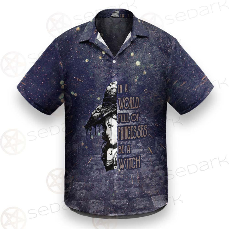 Gothic Purple Be A Witch SED-0404 Shirt Allover