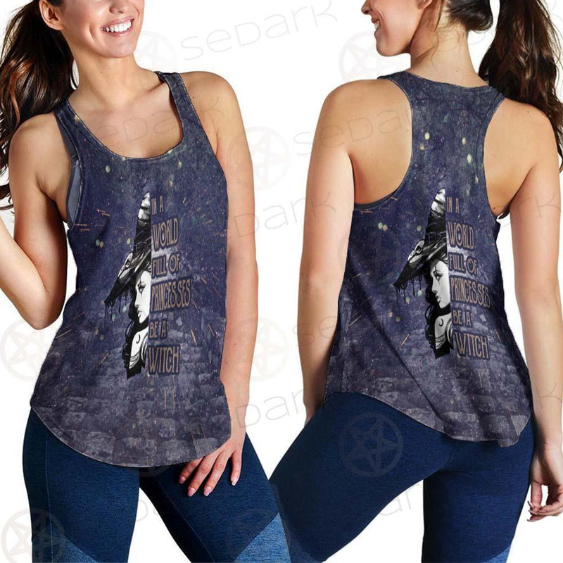 Gothic Purple Be A Witch SED-0404 Women Tank Top