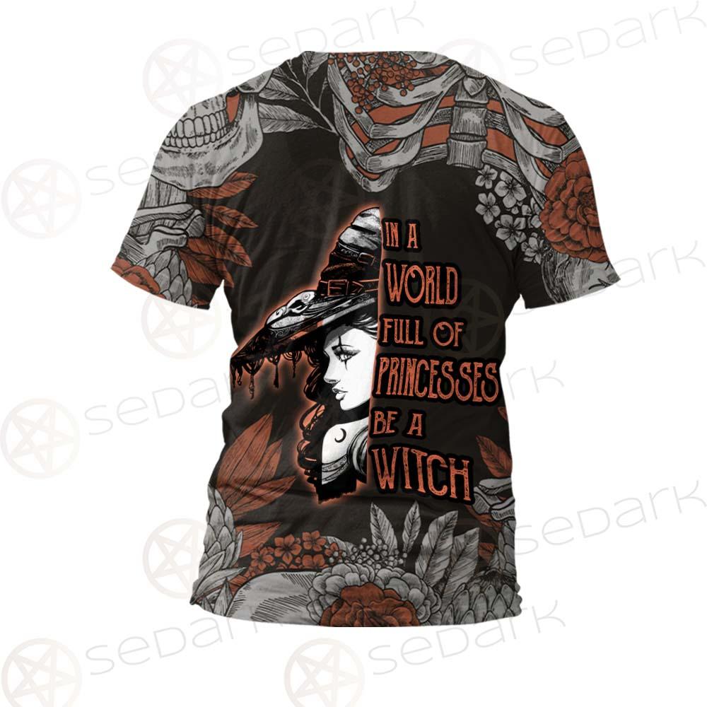 Gothic Skull Be A Witch SED-0406 Unisex T-shirt
