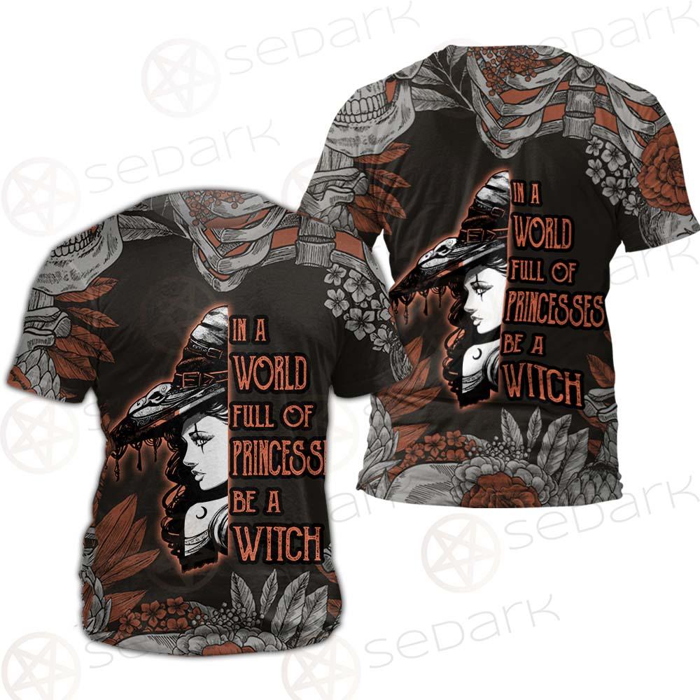Gothic Skull Be A Witch SED-0406 Unisex T-shirt