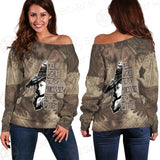 Gothic Yellow Be A Witch SED-0407 Off Shoulder Sweaters