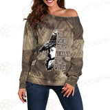 Gothic Yellow Be A Witch SED-0407 Off Shoulder Sweaters