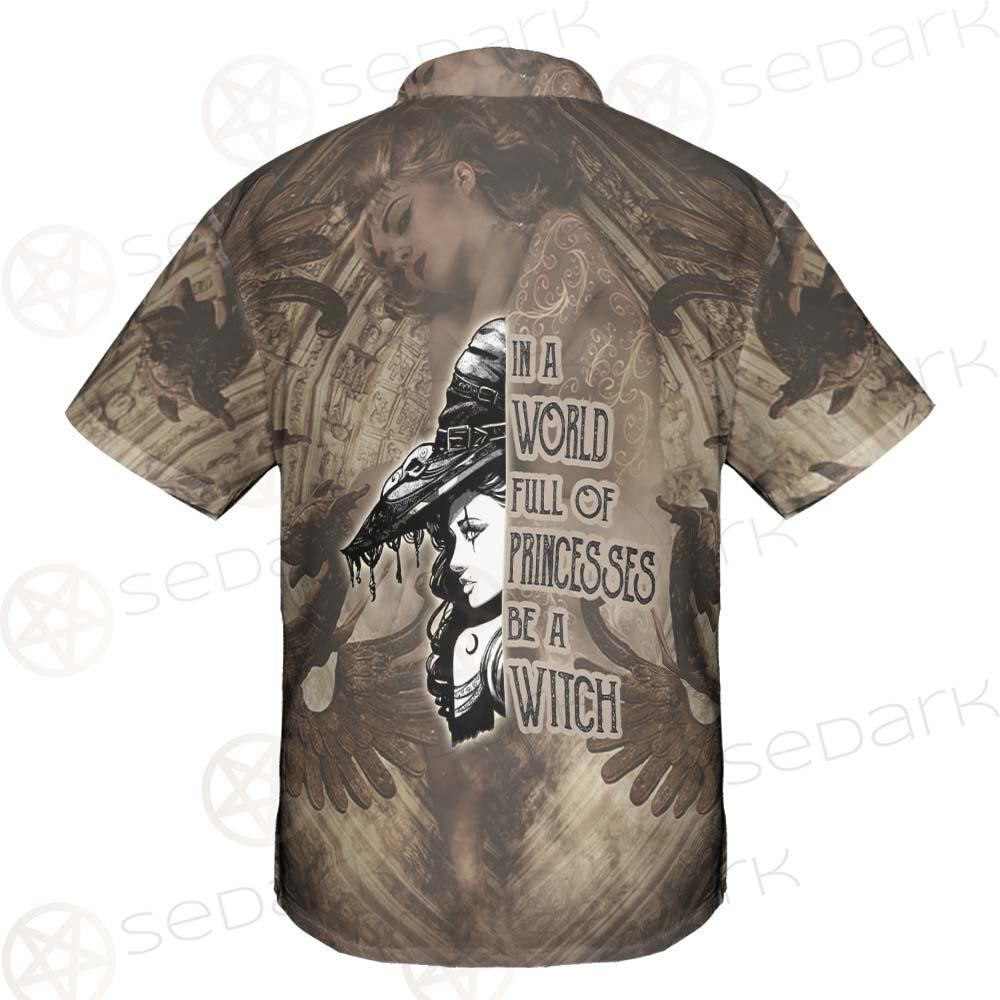 Gothic Yellow Be A Witch SED-0407 Shirt Allover