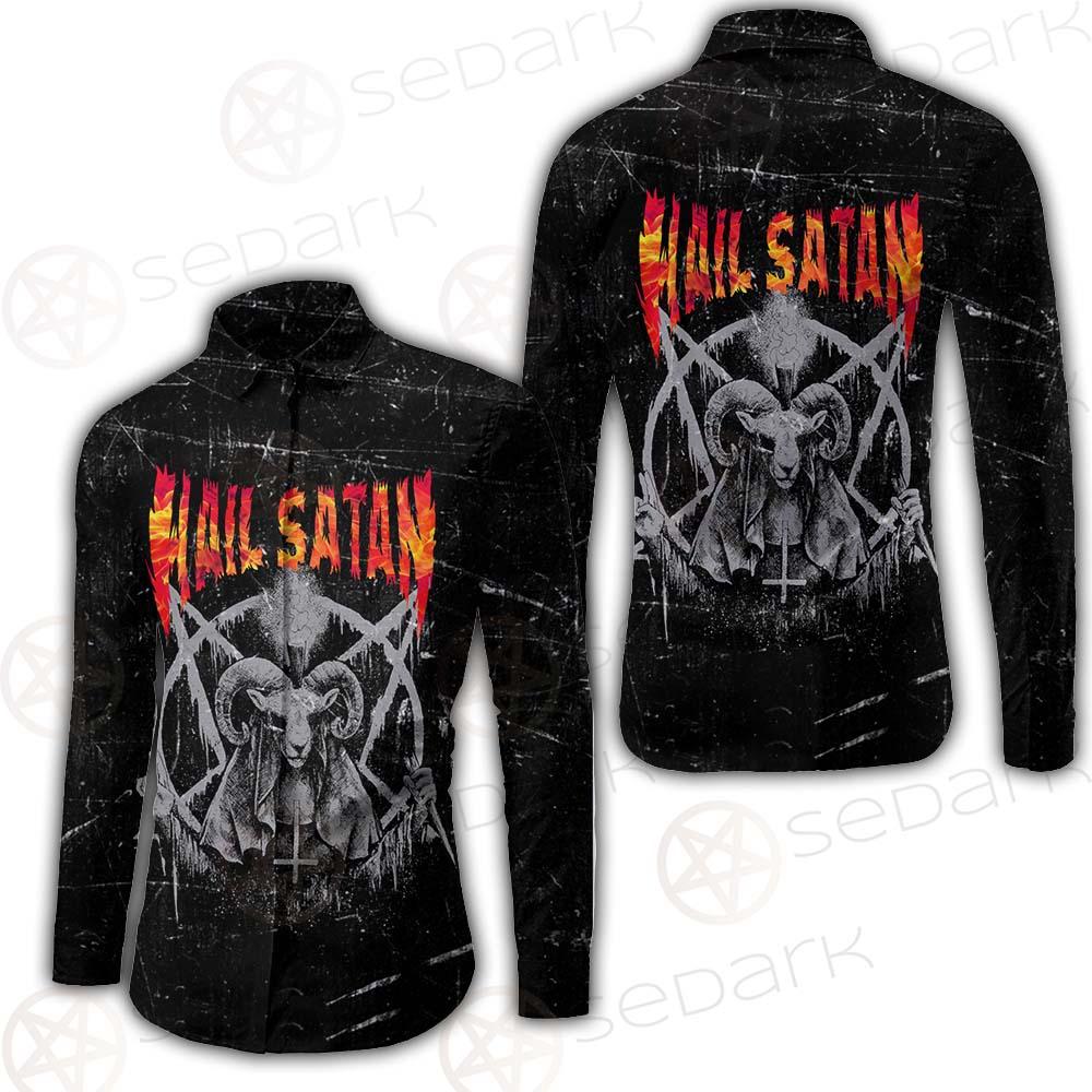 Hail Satan SED-0437 Shirt Allover