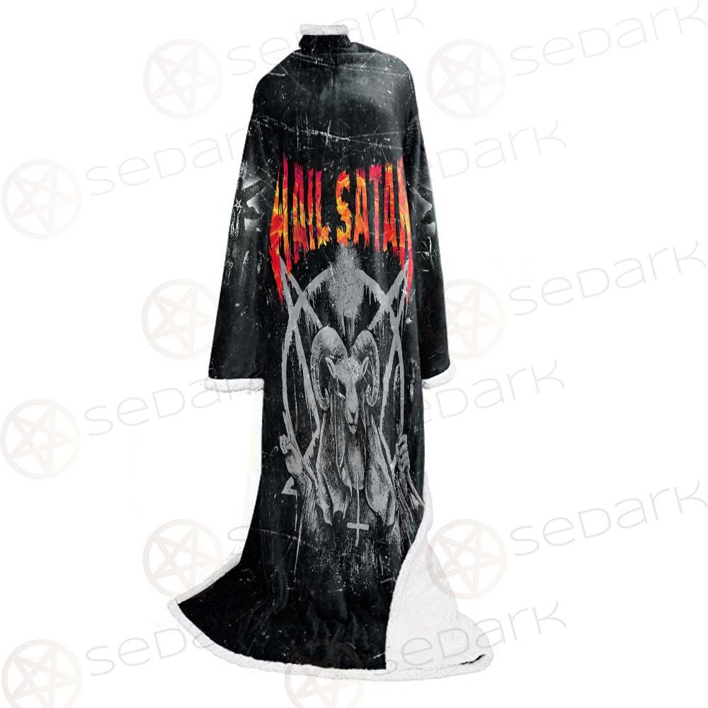 Hail Satan SED-0437 Sleeved Blanket