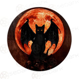 Satanic Moon Cat SED-0442 Round Carpet
