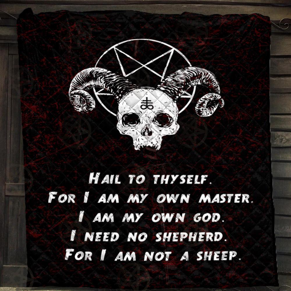 Hail Satan SED-0446 Quilt