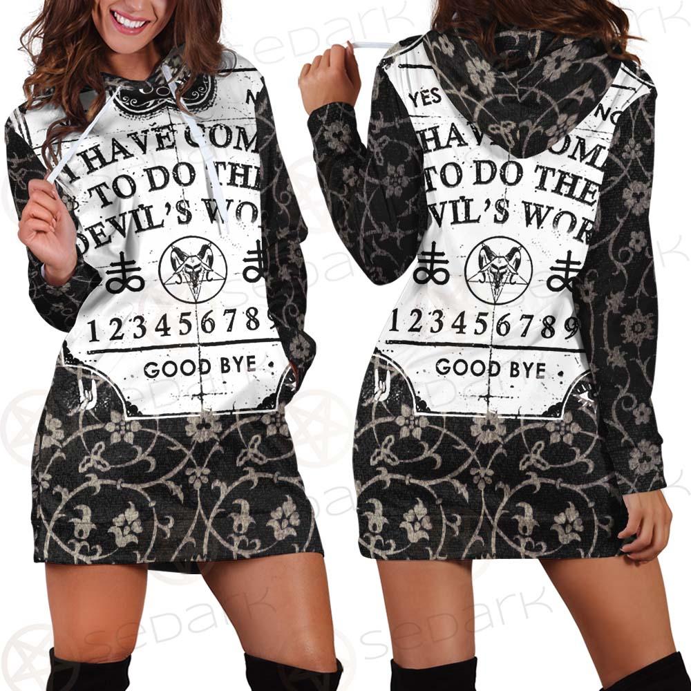 Devil'S Work SED-0448 Hoodie Dress