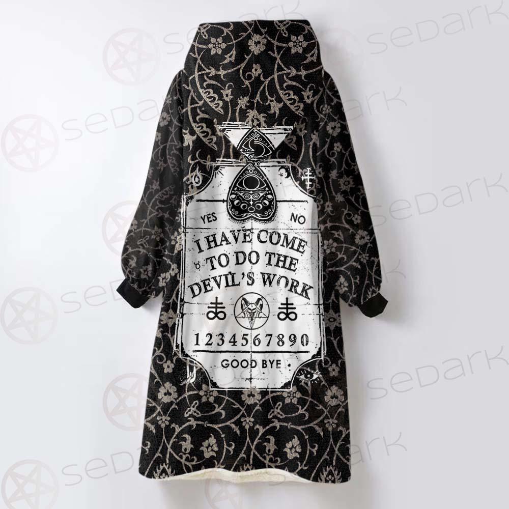 Devil'S Work SED-0448 Oversized Sherpa Blanket Hoodie