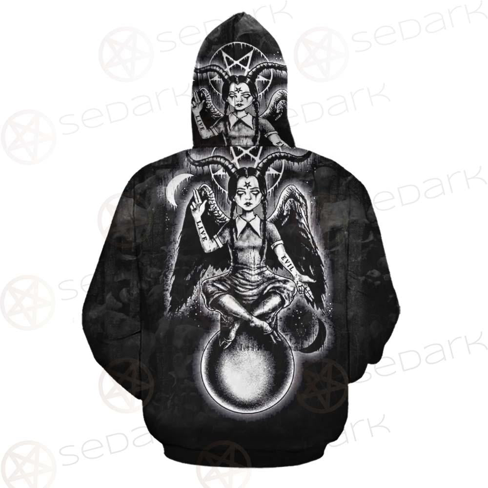 Pentagram Skull Forest SED-0449 Hoodie & Zip Hoodie