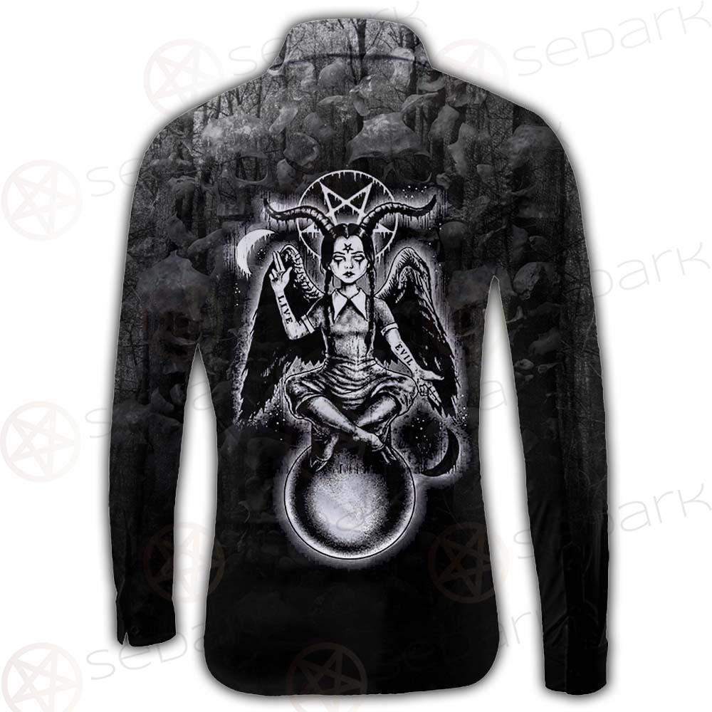 Pentagram Skull Forest SED-0449 Shirt Allover