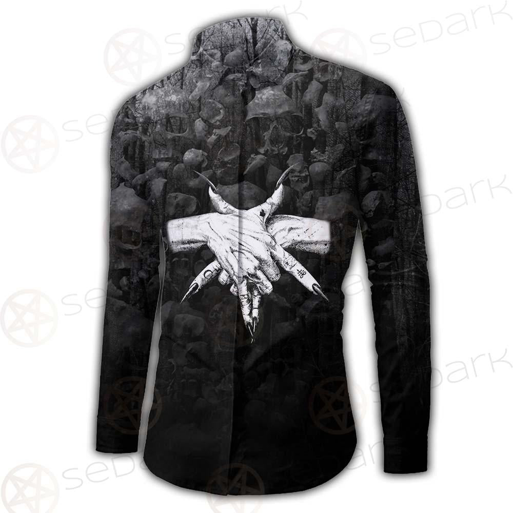 Pentagram Skull Forest SED-0449 Shirt Allover