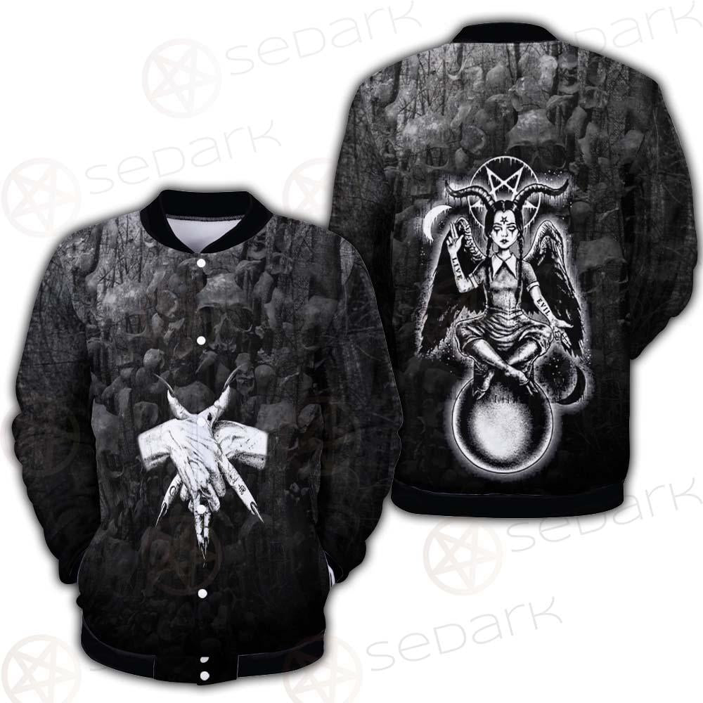 Pentagram Skull Forest SED-0449 Button Jacket