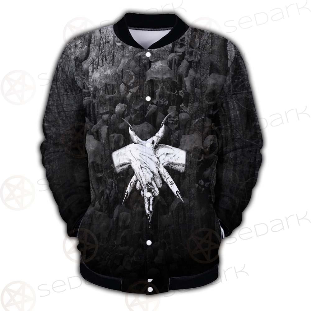 Pentagram Skull Forest SED-0449 Button Jacket