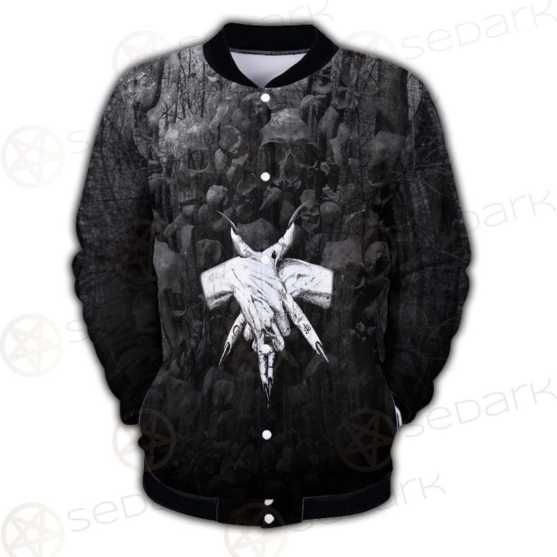 Pentagram Skull Forest SED-0449 Button Jacket