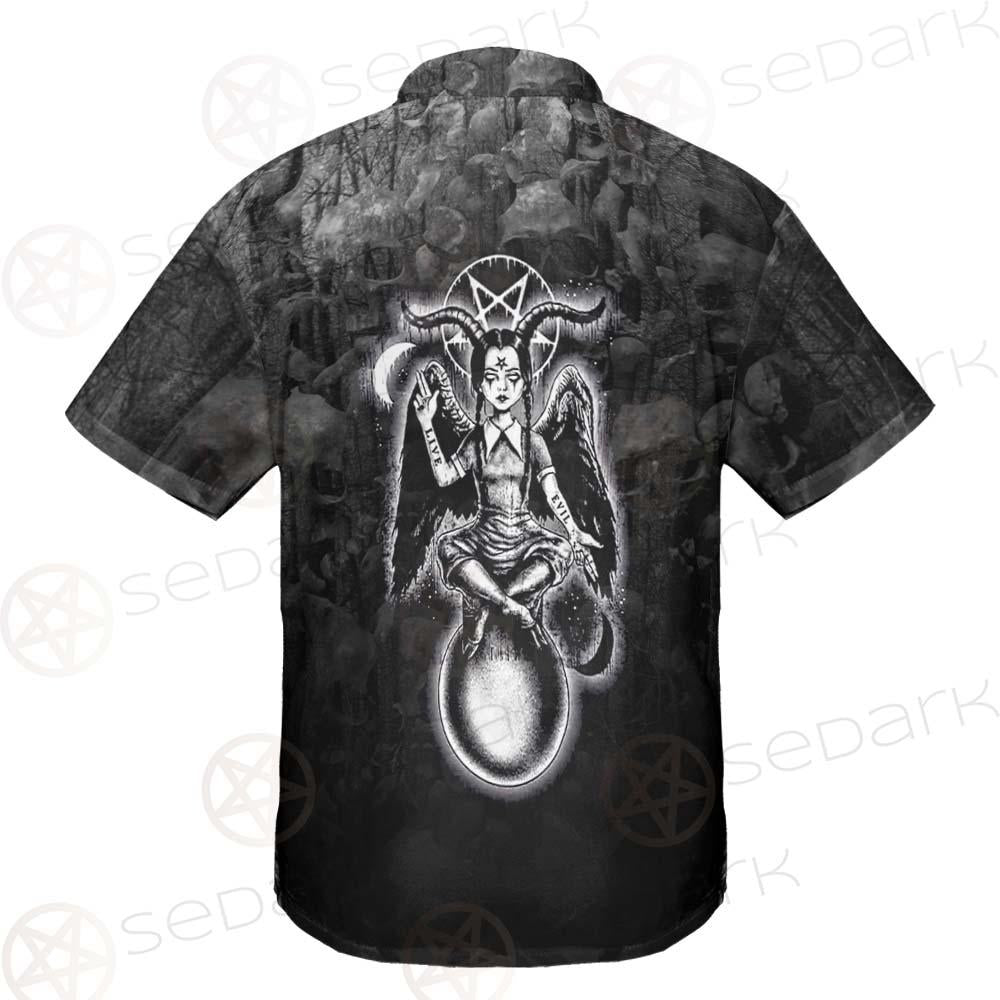 Pentagram Skull Forest SED-0449 Shirt Allover