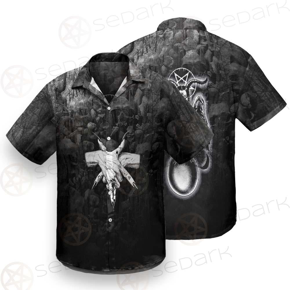 Pentagram Skull Forest SED-0449 Shirt Allover