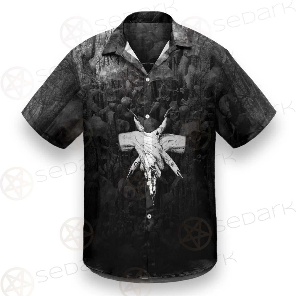 Pentagram Skull Forest SED-0449 Shirt Allover