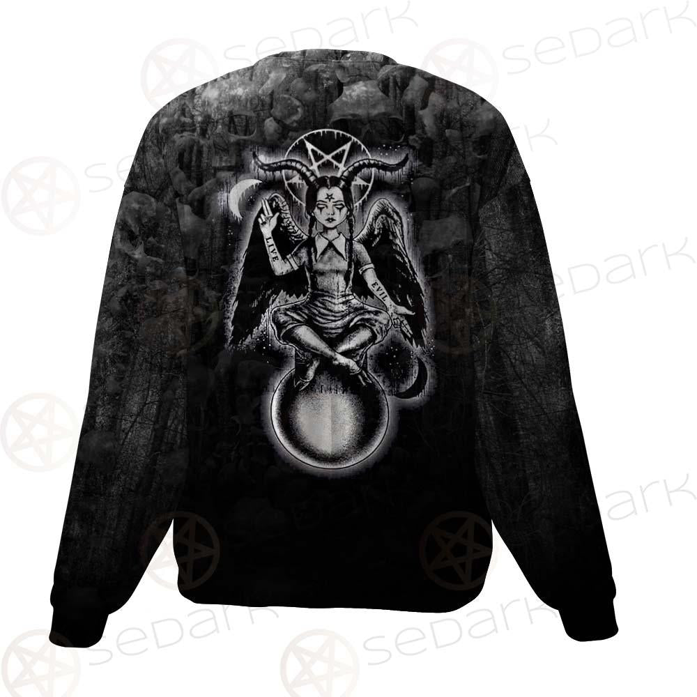 Pentagram Skull Forest SED-0449 Unisex Sweatshirt