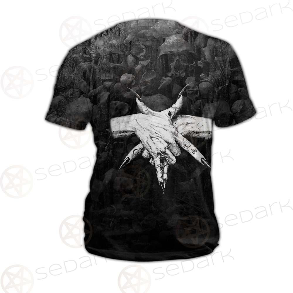 Pentagram Skull Forest SED-0449 Unisex T-shirt