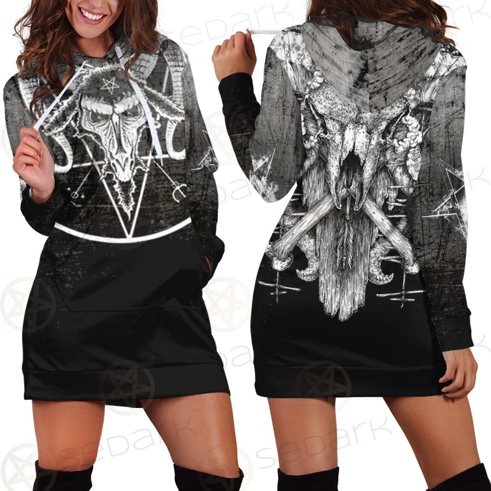 Pentagram Head SED-0450 Hoodie Dress