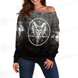 Pentagram Head SED-0450 Off Shoulder Sweaters