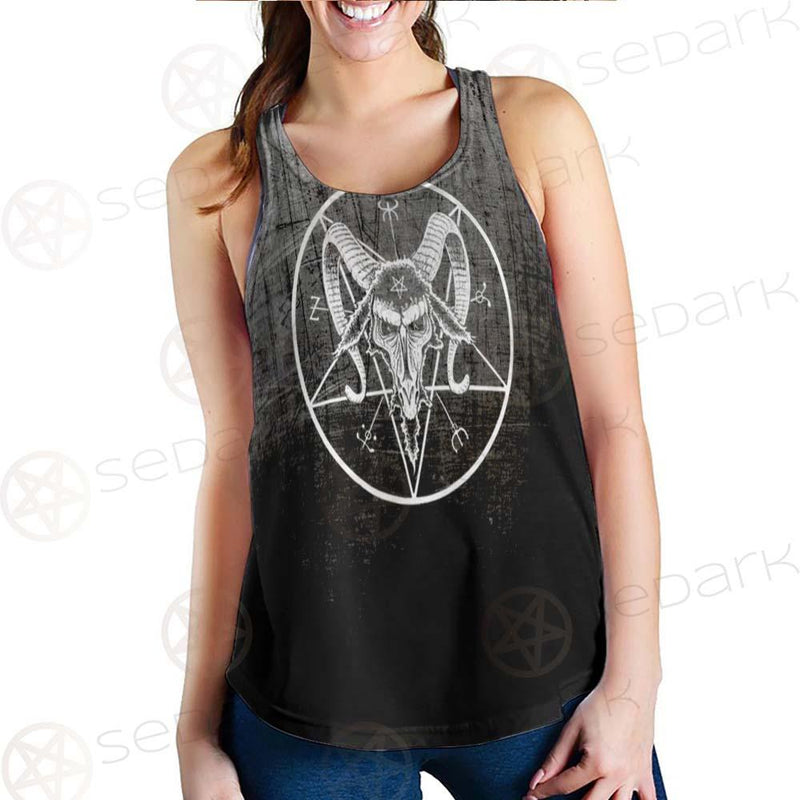 Pentagram Head SED-0450 Women Tank Top