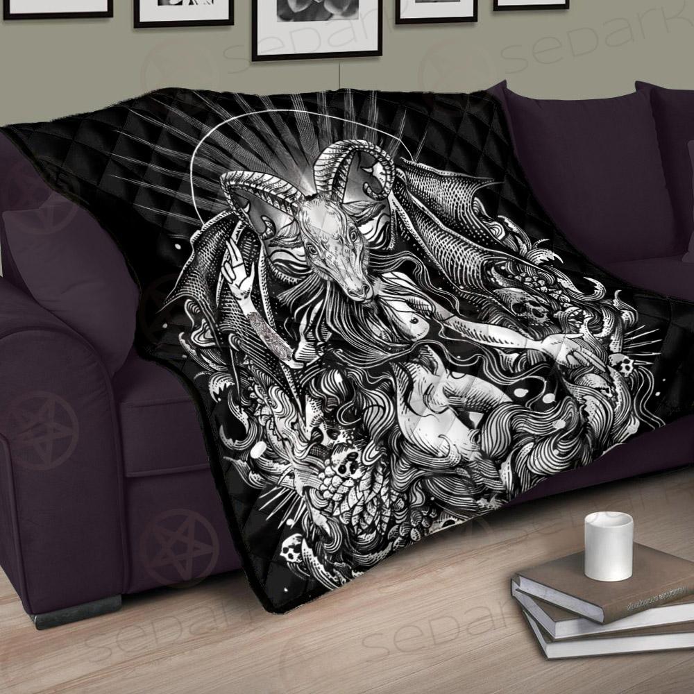 Baphomet Is A Woman SED-0451 Quilt