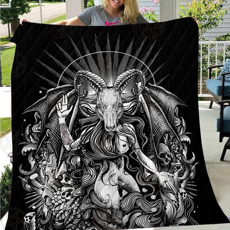 Baphomet Is A Woman SED-0451 Quilt