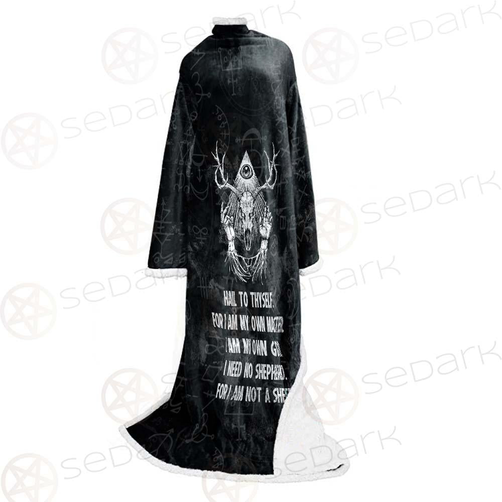 Hail Satan SED-0452 Sleeved Blanket