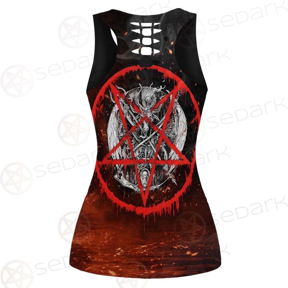 Red Baphomet SED-0453 Women Tank Top