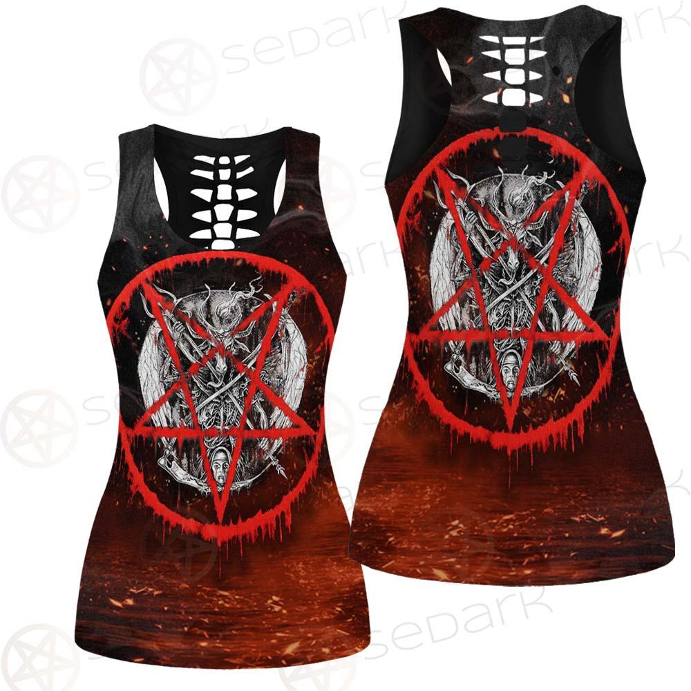 Red Baphomet SED-0453 Women Tank Top