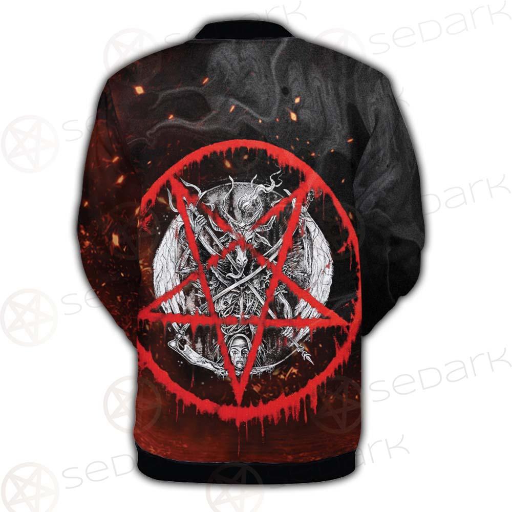 Red Baphomet SED-0453 Button Jacket
