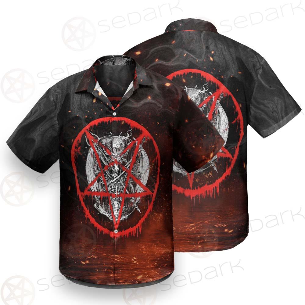 Red Baphomet SED-0453 Shirt Allover