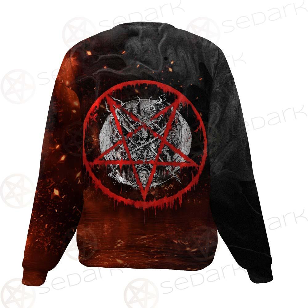 Red Baphomet SED-0453 Unisex Sweatshirt