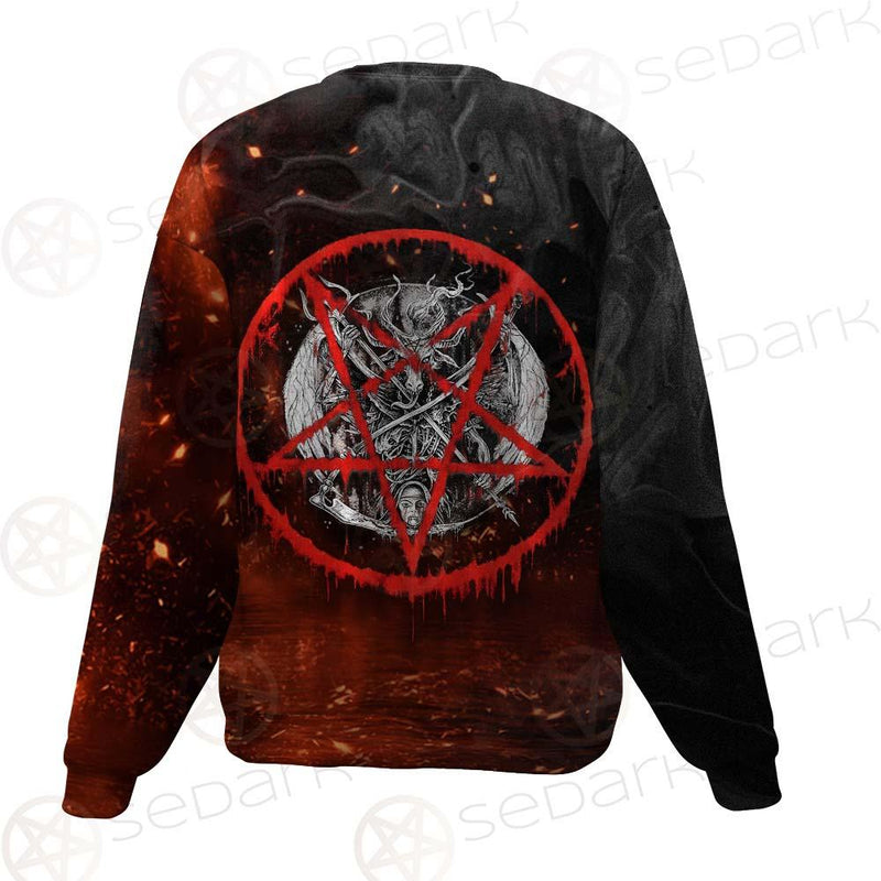 Red Baphomet SED-0453 Unisex Sweatshirt