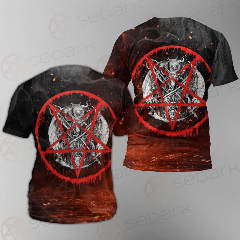 Red Baphomet SED-0453 Unisex T-shirt