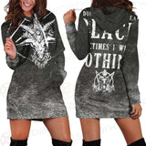 Satan 666 Skulls SED-0455 Hoodie Dress